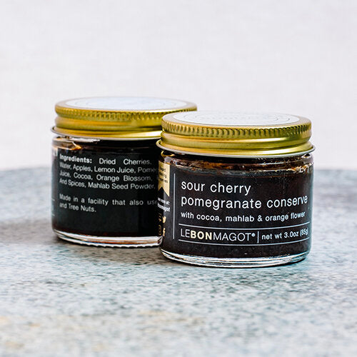 sour cherry pomegranate conserve