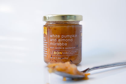 white pumpkin and almond murabba