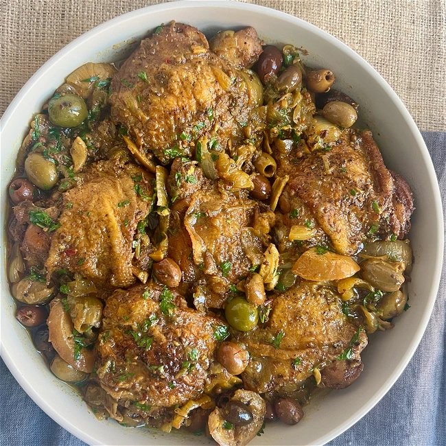 tunisian-style lemons in olive oil